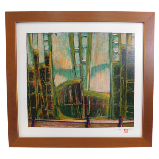 Large Framed Art Print - 'Cameron Lake'
