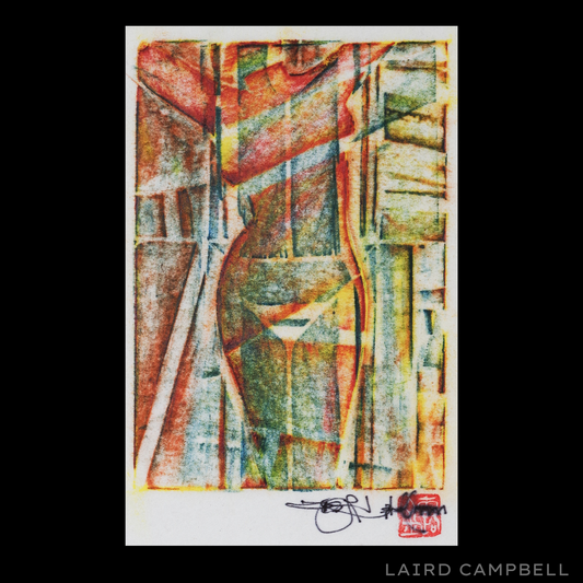 Pastel Rubbing - 'Her 3'